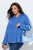 Ulla Popken 846021 Polár kabát Kék - Kabátok - Női plus size kabátok