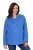 Ulla Popken 846021 Polár kabát Kék - Kabátok - Női plus size kabátok