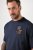 JP1880 846657 Póló bellyfit felvarrókkal Sötétkék TALL - TALL pólók - TALL Pólók