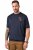 JP1880 846657 Póló bellyfit felvarrókkal Sötétkék TALL - TALL pólók - TALL Pólók