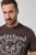 JP1880 Motörhead Soft Jersey Vintage T-Shirt Brown - Zenekaros pólók - Zenekaros pólók nagy méretben
