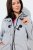Ulla Popken 846744 Softshell dzseki Szürke melírozott - Dzsekik - Nagy méretű női dzsekik