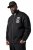 STHUGE 847083 Varsity dzseki scuba anyagból Fekete - Kabátok - Nagyméretű Kabátok - 2XL-8XL