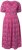 Ulla Popken 847409 Mintás maxiruha Bogyópiros - Maxi ruhák - Női plus size maxiruhák