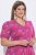 Ulla Popken 847409 Mintás maxiruha Bogyópiros - Maxi ruhák - Női plus size maxiruhák
