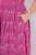 Ulla Popken 847409 Mintás maxiruha Bogyópiros - Maxi ruhák - Női plus size maxiruhák