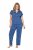 Ulla Popken 849144 Állatmintás pizsama Sötétkék - Pizsama/Loungewear - 