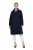 Ulla Popken 849803 Magas gallérú sztreccs kabát Sötétkék - Kabátok - Női plus size kabátok