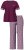 Ulla Popken 849850 Kockás pizsama Bogyópiros - Pizsama/Loungewear - 