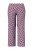 Ulla Popken 849850 Kockás pizsama Bogyópiros - Pizsama/Loungewear - 