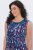 Ulla Popken 849887 Ujjatlan jersey ruha Sötétkék - Jersey ruhák - 