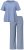 Ulla Popken 850045 Rövid ujjú pizsama Világoskék - Pizsama/Loungewear - 