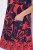 Ulla Popken 850175 Mintás jersey ruha Korall - Jersey ruhák - 
