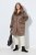 Ulla Popken 850251 Teddy kabát Világosbarna - Kabátok - Női plus size kabátok
