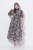 Ulla Popken 850298 Virágos ingruha Sötétkék - Maxi ruhák - Női plus size maxiruhák