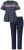 Ulla Popken 850403 Virágos pizsama Sötétkék - Pizsama/Loungewear - 