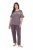 Ulla Popken 850403 Virágos pizsama Barna - Pizsama/Loungewear - 