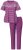 Ulla Popken 850403 Virágos pizsama Lila - Pizsama/Loungewear - 