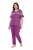Ulla Popken 850403 Virágos pizsama Lila - Pizsama/Loungewear - 