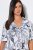 Ulla Popken 850441 Mintás pizsama Törtfehér - Pizsama/Loungewear - 