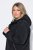 Ulla Popken 850774 Funkcionális kabát Fekete - Kabátok - Női plus size kabátok