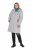 Ulla Popken 850774 Funkcionális kabát Szürke - Kabátok - Női plus size kabátok