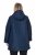 Ulla Popken 850794 Funkcionális kabát Sötétkék - Kabátok - Női plus size kabátok