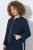 Ulla Popken 851040 Cipzáras pulóver Sötétkék - Melegítőfelsők - Női plus size pulóverek