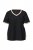 Ulla Popken 851245 Csíkos pizsama Fekete - Pizsama/Loungewear - 
