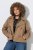 Ulla Popken 851435 Ballonkabát Barna - Kabátok - Női plus size kabátok