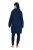 Ulla Popken 851749 Kockás otthoni ruha kapucnival Sötétkék - Pizsama/Loungewear - 