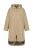 Ulla Popken 851764 Oversize kabát levehető kapucnival Homokszín - Kabátok - Női plus size kabátok