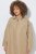 Ulla Popken 851764 Oversize kabát levehető kapucnival Homokszín - Kabátok - Női plus size kabátok
