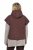 Ulla Popken 851785 Oversize kapucnis steppelt mellény Barna - Mellények - 