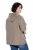 Ulla Popken 851788 Gyapjúkabát Világosbarna - Kabátok - Női plus size kabátok