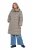 Ulla Popken 851801 Steppelt kabát Törtfehér - Kabátok - Női plus size kabátok