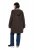 Ulla Popken 851803 Duffle kabát Sötétbarna - Kabátok - Női plus size kabátok