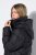 Ulla Popken 851842 Steppelt kabát Fekete - Kabátok - Női plus size kabátok