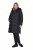 Ulla Popken 851842 Steppelt kabát Fekete - Kabátok - Női plus size kabátok
