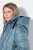 Ulla Popken 851842 Steppelt kabát Khaki - Kabátok - Női plus size kabátok