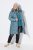 Ulla Popken 851842 Steppelt kabát Khaki - Kabátok - Női plus size kabátok