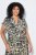 Ulla Popken 852257 Mintás maxiruha Taupe - Maxi ruhák - Női plus size maxiruhák