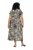 Ulla Popken 852257 Mintás maxiruha Taupe - Maxi ruhák - Női plus size maxiruhák