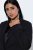 Ulla Popken 852498 Egygombos blézer strasszokkal Fekete - Blézerek - Blézerek plus size méretben nőknek