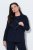 Ulla Popken 852498 Strasszos blézer Sötétkék - Blézerek - Blézerek plus size méretben nőknek
