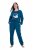 Ulla Popken 852725 Otthoni nadrág Petrol - Pizsama/Loungewear - 