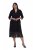 Ulla Popken 852937 Jersey ruha Fekete - Jersey ruhák - 