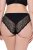 Ulla Popken 853040 Női boxeralsók csipkével Fekete - Alsók - 
