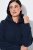 Ulla Popken 853353 Otthoni ruha kapucnival Sötétkék - Pizsama/Loungewear - 