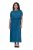Ulla Popken 854031 Ujjatlan maxiruha Petrol - Maxi ruhák - Női plus size maxiruhák